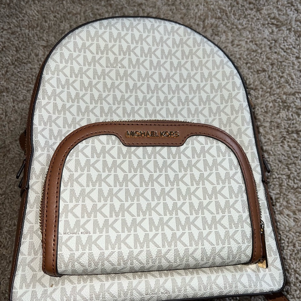 Jaycee medium logo Michael Kors backpack NEW